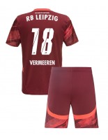 RB Leipzig Arthur Vermeeren #18 Bortedraktsett Barn 2024-25 Korte ermer (+ bukser)